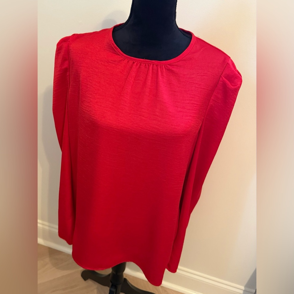 Elegant “2 Hearts” Red Women's Top